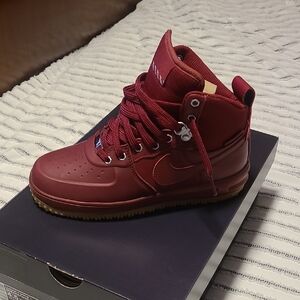 Nike Burgundy High-Top Sneakers